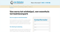 Desktop Screenshot of janhabraken.nl