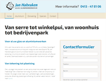 Tablet Screenshot of janhabraken.nl